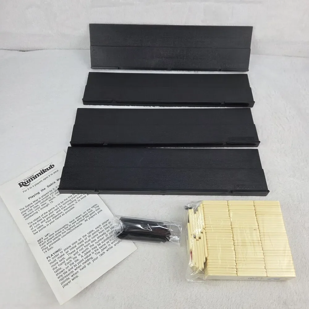 Vintage 1990 Rummikub Tile Game COMPLETE W/ Instructions Pressman Fast Shipping! - Picture 4 of 10